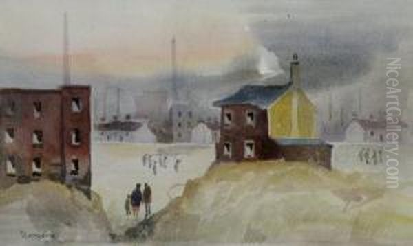 Newton Heath Oil Painting by George Thomson