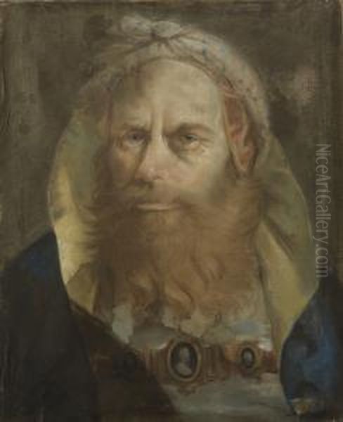 Ritratto D'arabo Oil Painting by Lorenzo Tiepolo