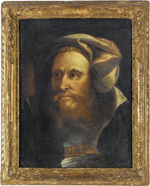 Testa Di Vecchio Oil Painting by Lorenzo Tiepolo