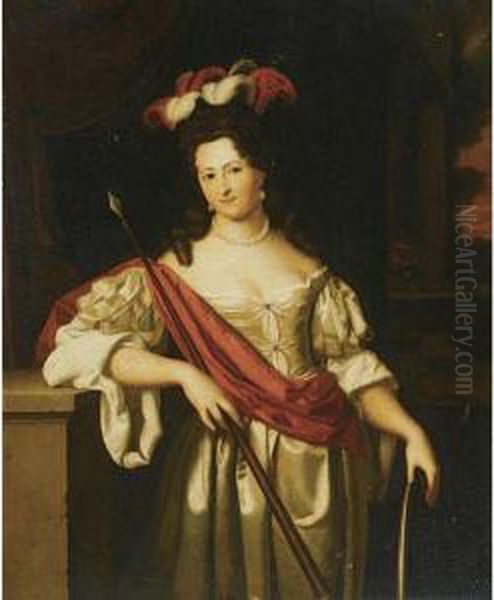 Portrait Of Isabella De Savornin Oil Painting by Jan Tilius