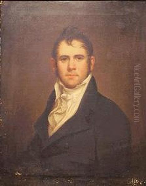 Portrait Of A Gentleman Oil Painting by Philip Thomas Coke Tilyard