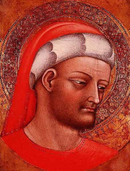 Head of St. Cosmas Oil Painting by Piero di Alvaro