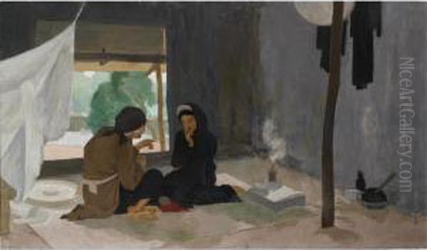 La Rencontre Oil Painting by To Ngoc Van