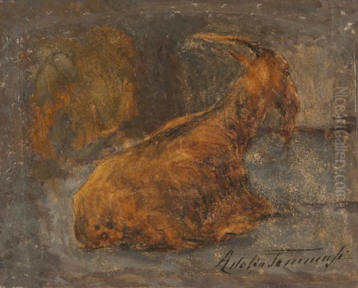 Caprone Oil Painting by Adolfo Tommasi