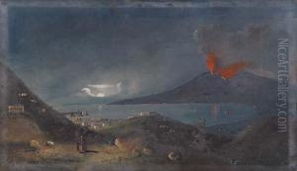 Scorcio Di 
Celano Oil Painting by Egidio Tonti