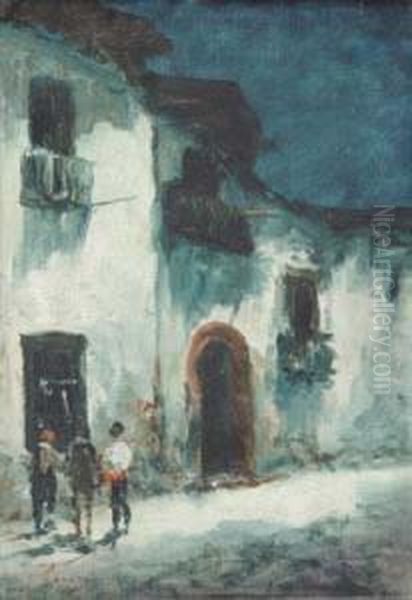 Nocturno Sevillano Oil Painting by Jose Tormos