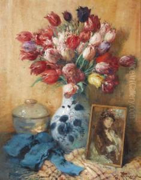 Memories Oil Painting by Fernand Toussaint