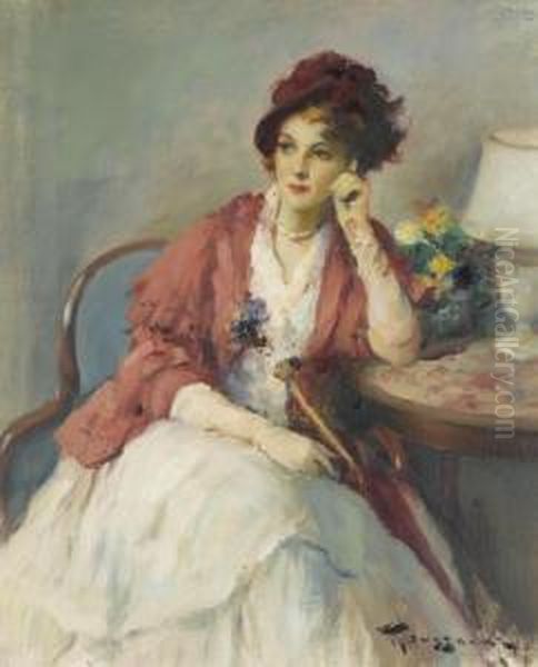 Elegance Oil Painting by Fernand Toussaint