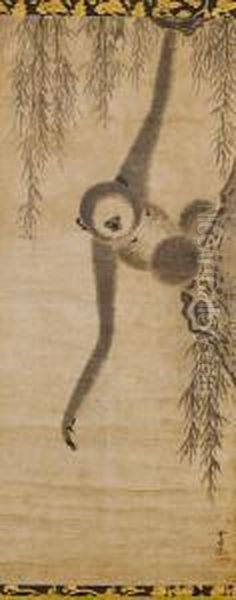 Kakejiku Oil Painting by Sesshu Toya