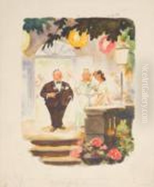 Ohne Titel Oil Painting by Gustav Traub