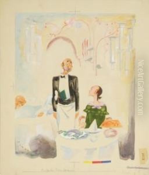 Ohne Titel Oil Painting by Gustav Traub