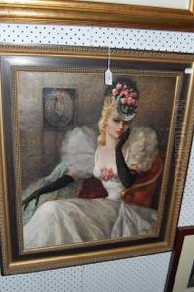 Grandmothers Hat Oil Painting by Severino Trematore