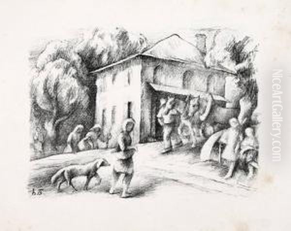 Troendle, Hugo, Prof Oil Painting by Hugo Troendle