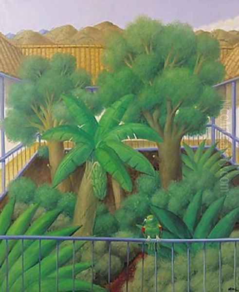 Untitled Oil Painting by Fernando Botero