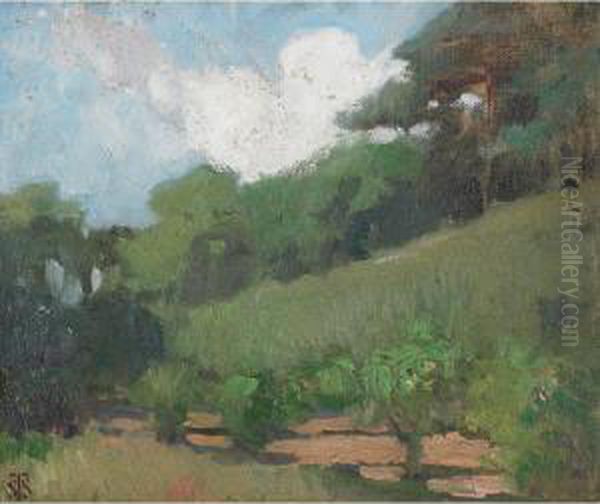 Apple Orchard Oil Painting by Sydney Strickland Tully