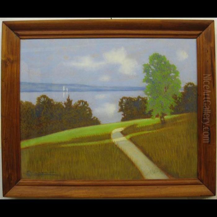 Summer Shadows Oil Painting by Halfred Tygesen