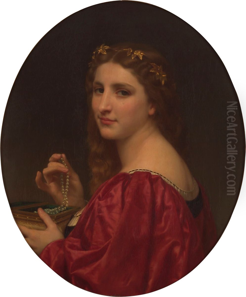 Marguerite Oil Painting by William-Adolphe Bouguereau
