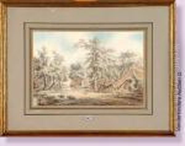 Paysage Anime Oil Painting by Willem Uppink