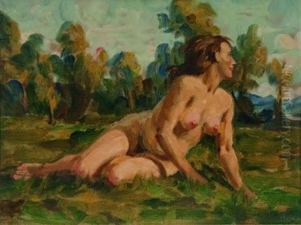 Senza Titolo Oil Painting by Enrico Ursella