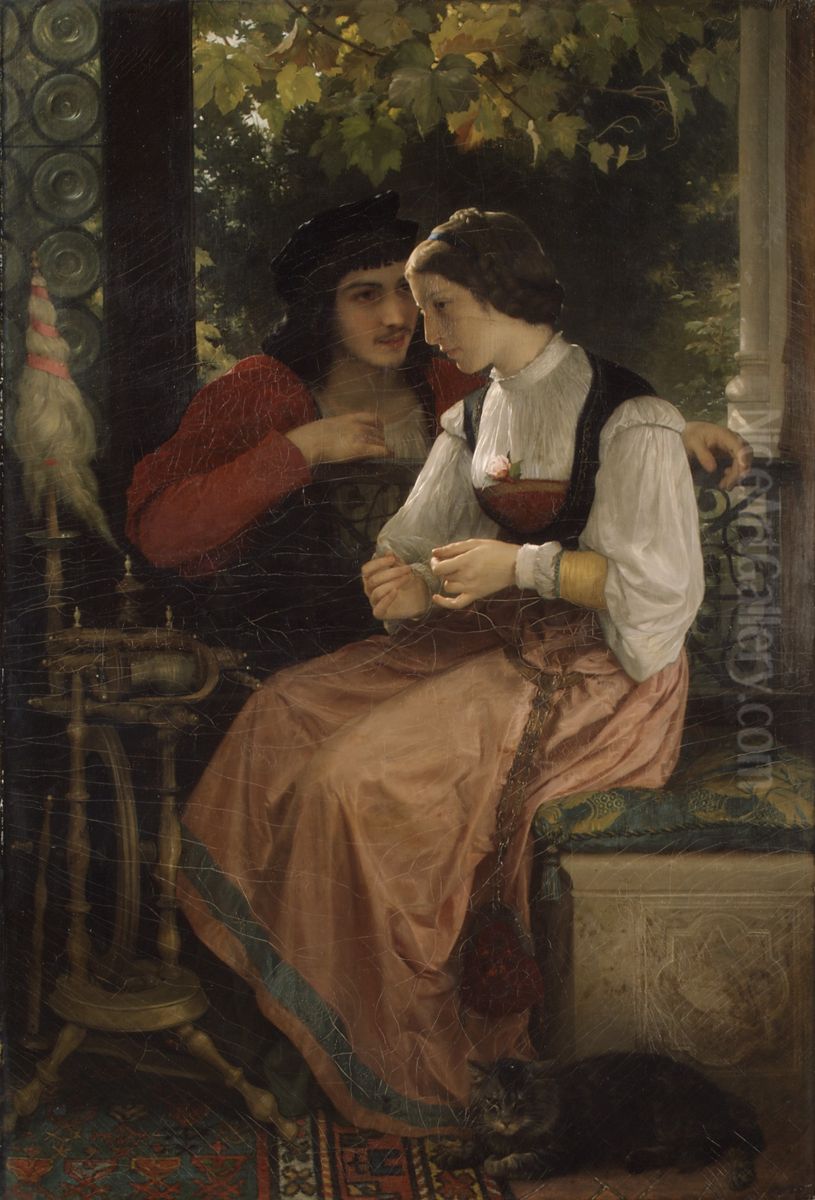The Proposal Oil Painting by William-Adolphe Bouguereau