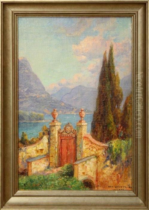 Lugano Oil Painting by Max Usadel