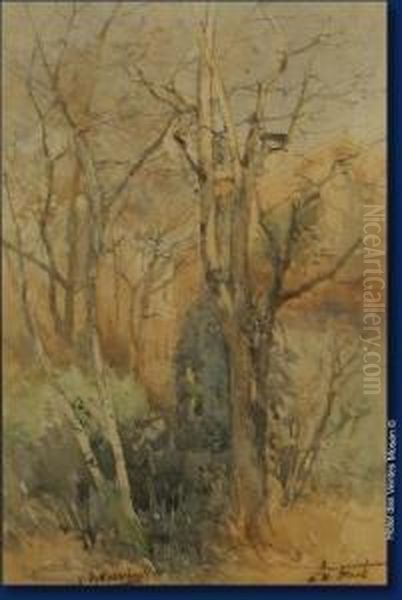 Bosquet Oil Painting by Victor Uytterschaut