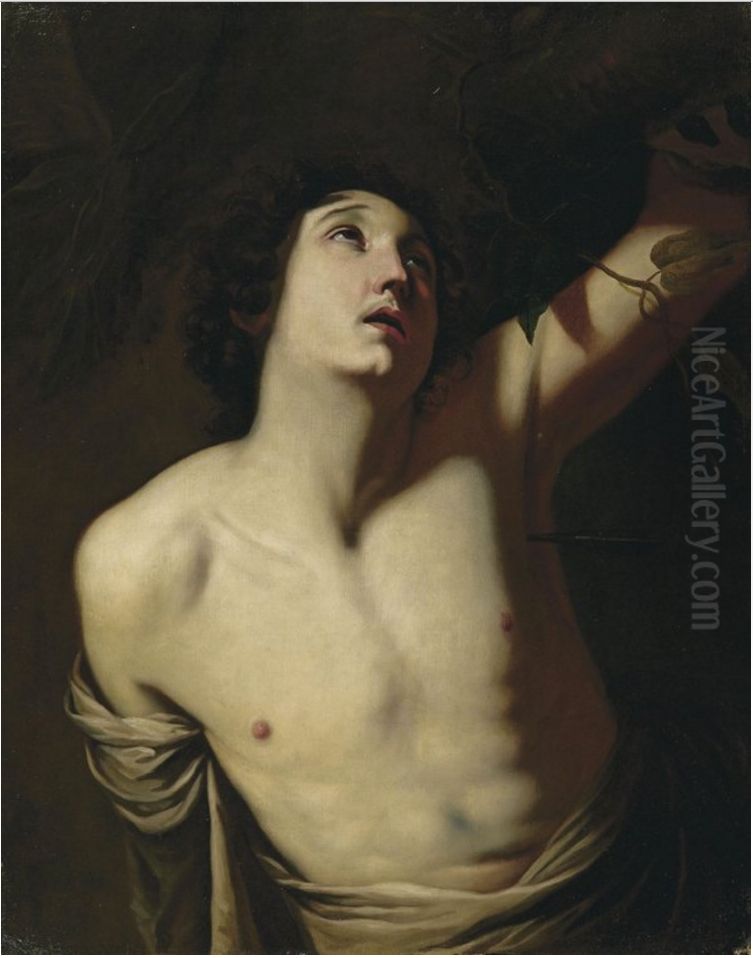 Saint Sebastian Oil Painting by Andrea Vaccaro