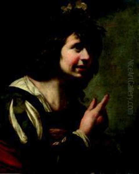 Ritratto Di Giovane Nelle Vesti Di Contadino Oil Painting by Jan Van Bijlert