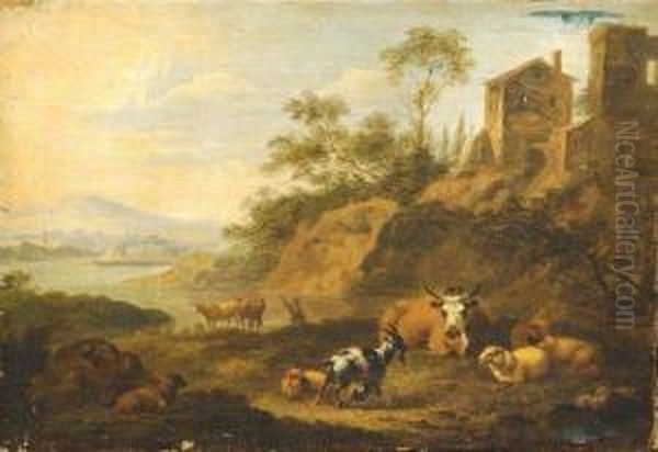 Paysage De Riviere Oil Painting by Harmenszoon van Rijn Rembrandt