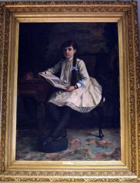 Flickportratt. A Tergo Paskrift 