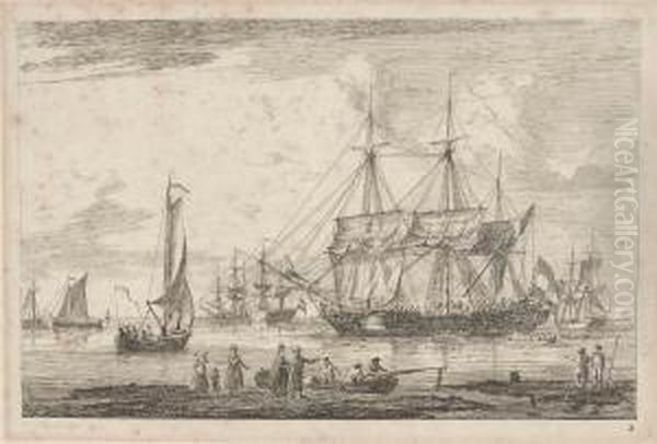 Te, Scholenaer Oil Painting by Jan Vincentz Van Der Vinne