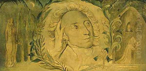 Alexander Pope Oil Painting by William Blake