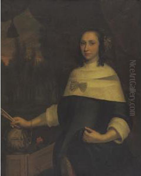 Property From A Private Collection, New York
 

 
 
 

 
 Portrait Of A Lady Oil Painting by Caesar Boetius Van Everdingen