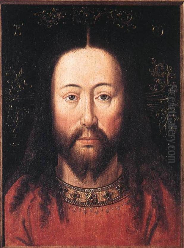 Portrait Of Christ Oil Painting by Jan Van Eyck