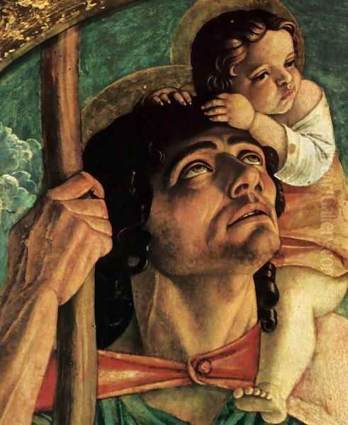 Polyptych of San Vincenzo Ferreri (detail) 5 Oil Painting by Giovanni Bellini