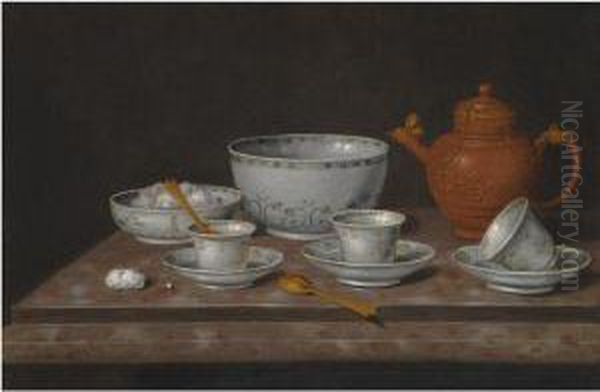 A Still Life Oil Painting by Pieter Gerritsz. van Roestraten