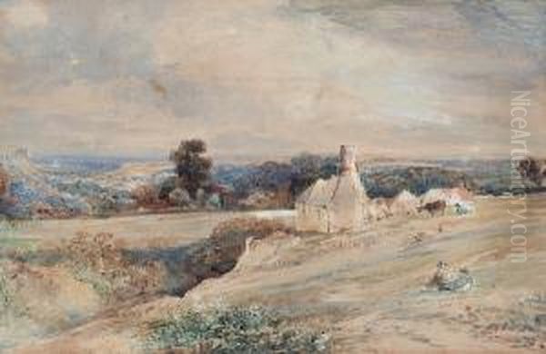 A View Near Tavistock, Devon Oil Painting by Albert Fleetwood Varley