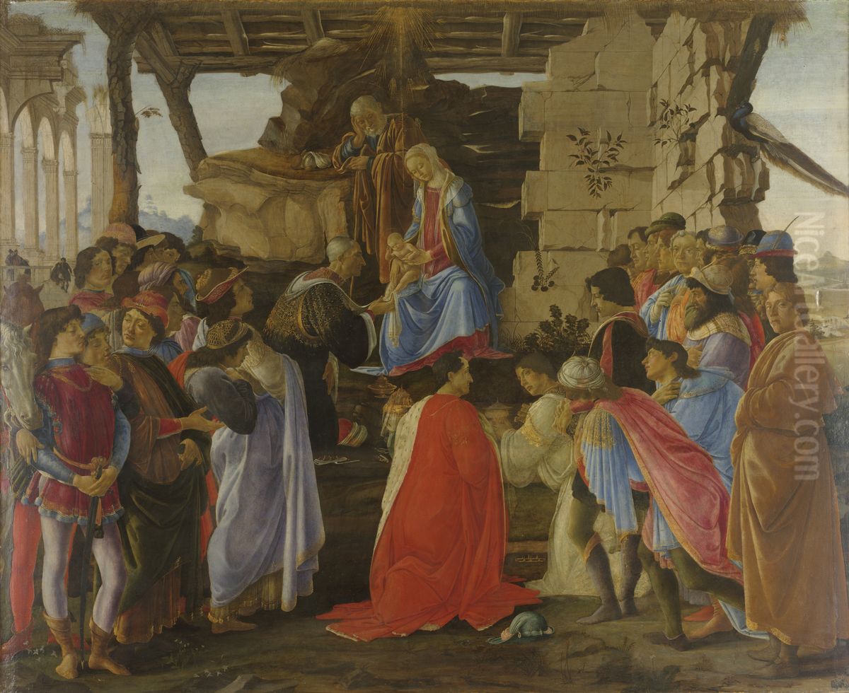 Adoration Of The Magi Oil Painting by Sandro Botticelli