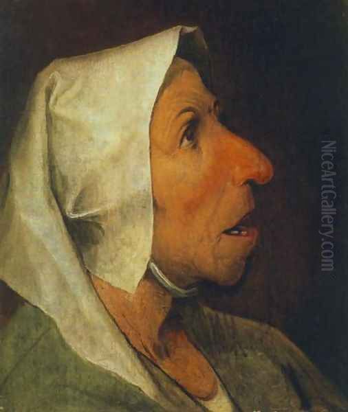 Portrait of an Old Woman 1563 Oil Painting by Pieter the Elder Bruegel