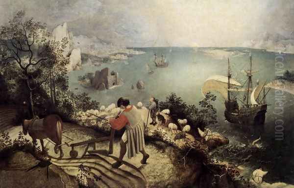 Landscape with the Fall of Icarus Oil Painting by Pieter the Elder Bruegel