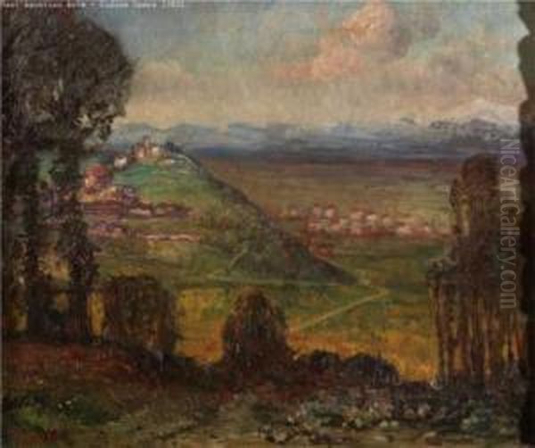 Paesaggio Oil Painting by Giulio Romano Vercelli