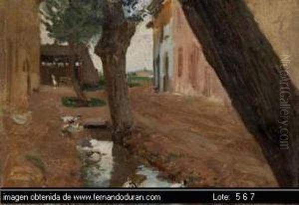 Sin Titulo Oil Painting by Ricardo Verde Rubio