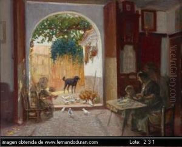 Descripcion De La Obra: Oil Painting by Ricardo Verde Rubio