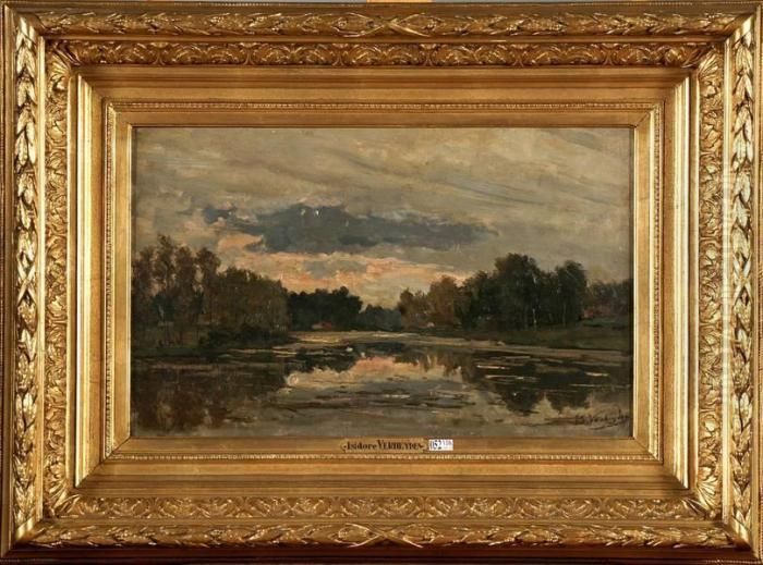 Etang Du Rouge-cloitre Oil Painting by Isidore Verheyden
