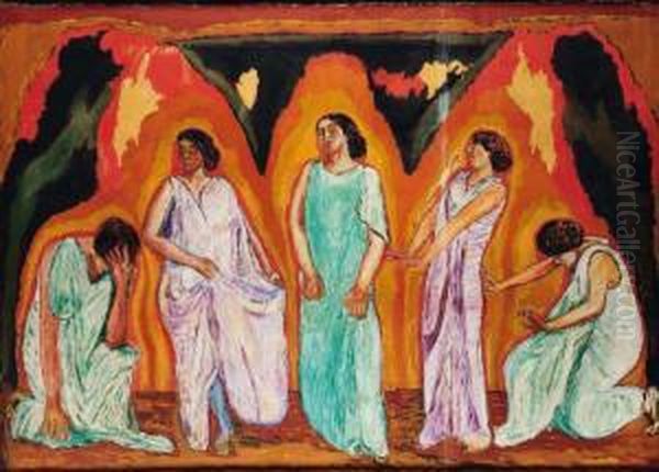 Emotions Oil Painting by Jan Verhoeven