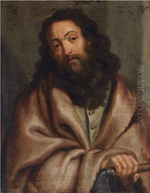 Saint Matthew Oil Painting by Jan Verhoeven