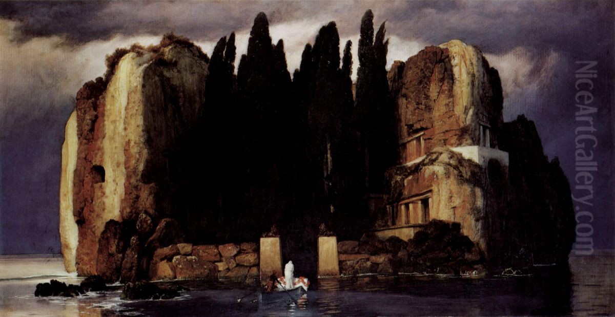 Isle of the Dead Oil Painting by Arnold Bocklin