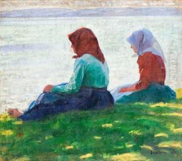 Vizparton Oil Painting by Mano Vesztroczy