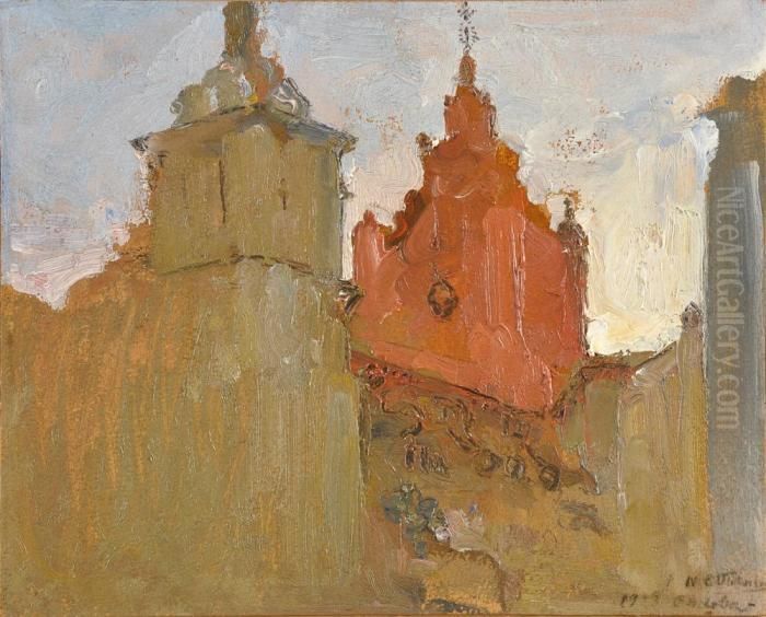 Catedral De Cordoba Oil Painting by Miguel Carlos Victorica