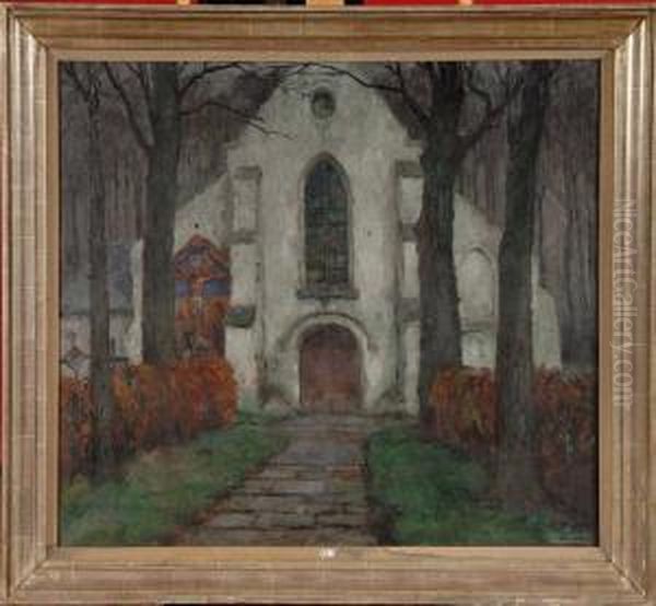 La Vieille Chapelle Oil Painting by Emmanuel Vierin